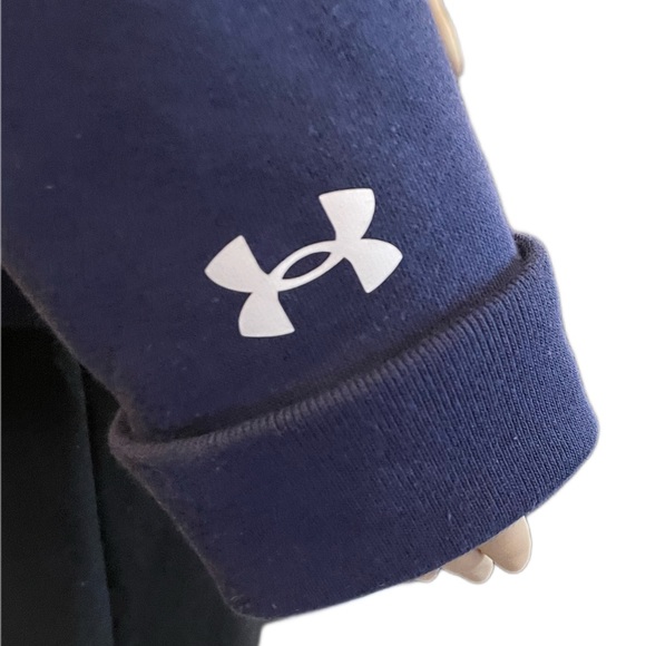 Under Armour Blue Pullover Sweatshirt Men’s Medium - Picture 4 of 11